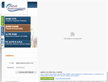 Tablet Screenshot of danzeassicurazioni.com